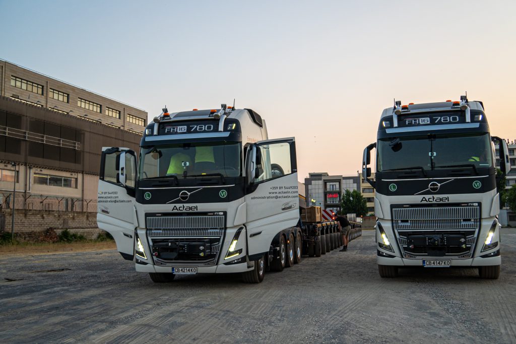Heavy lifting crane positioned at construction site