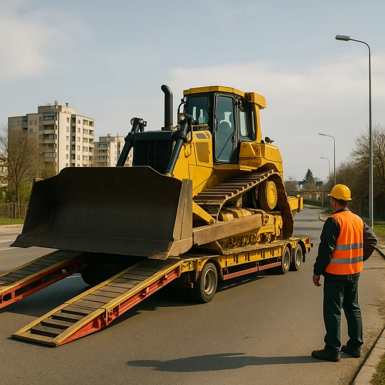 Bulldozer Transport